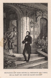 Иллюстрация 1 ко второй части автобиографического романа Альфонса Доде "Малыш". Париж, 1874