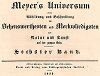 Титульный лист шестого тома знаменитой энциклопедии "Вселенной Мейера". Meyer's Universum, Oder, Abbildung Und Beschreibung Des Sehenswerthesten Und Merkwurdigsten Der Natur Und Kunst Auf Der Ganzen Erde, Хильдбургхаузен, 1839 год.