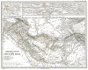 Древняя Индоскифия и Парфянское царство (Парфия). Карта из "Atlas Antiquus" (Древний атлас) Карла Шпрюнера и Теодора Менке, Гота, 1865 год