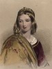 Порция, героиня пьесы Уильяма Шекспира «Венецианский купец». The Heroines of Shakspeare. Лондон, 1848