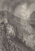 Ущелье Кумберленд, вид с Орлиного утёса, штат Кентукки. Лист из издания "Picturesque America", т.I, Нью-Йорк, 1872.