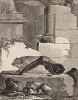 Иностранная (не французская) летучая мышь в натуральную величину (лист VI иллюстраций к четвёртому тому знаменитой "Естественной истории" графа де Бюффона, изданному в Париже в 1753 году)