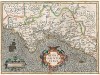 Карта Валенсии. Regni Valentiae Typus. Составили Герхард Меркатор и Хенрикус Хондиус. Амстердам, 1607