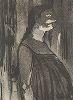 Мадам Абдала в сарафане. Литография Анри де Тулуз-Лотрека из сюиты Le Café Concert, 1893 год. 