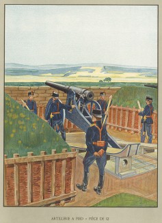 Батарея швейцарской тяжёлой артиллерии. Notre armée. Женева, 1915