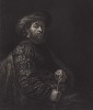 Портрет еврея. Гравюра с живописного оригинала Рембрандта из коллекции Лондонской Национальной галереи. Лондон, 1836