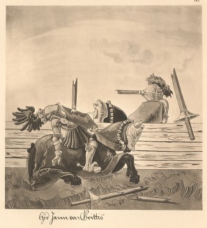 Из Freydal. Des Kaisers Maximilian I. Turniere und Mummereien (Репринт 1882 года. Вена. Лист 162)