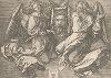 Плат Святой Вероники. Гравюра Альбрехта Дюрера, выполненная в 1513 году (Репринт 1928 года. Лейпциг)