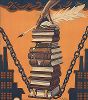 Знание разорвет цепи рабства! Плакат работы А.А. Радакова, 1920 год. 