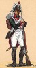 1806 г. Солдат фузилерного батальона гвардейского пехотного полка Великого герцогства Гессен. Коллекция Роберта фон Арнольди. Германия, 1911-29