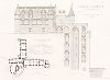 Замок Амбруаз (XV-XVI века), лист 2. Archives de la Commission des monuments historiques, т.3, Париж, 1898-1903. 