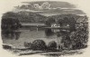 Домик на берегу озера Виндермир, что в Озёрном крае Англии (иллюстрация к работе "Пресноводные рыбы Британии", изданной в Лондоне в 1879 году)