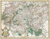 Карта архиепскопства Трирского и Великого герцогства Люксембург. Trier & Lutzenburg. Составил Герхард Меркатор. Амстердам, 1632