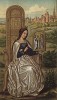 София - аллегорическое изображение Мудрости во Франции XVI века (из Les arts somptuaires... Париж. 1858 год)