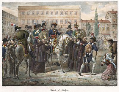 Наполеон в Болонье. Vie politique et militaire de Napoleon par A.V. Arnault..., Париж, 1822-26 гг. 
