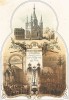 Освящение православной церкви во имя Святого Александра Невского в Париже 30 августа 1861 г. Русский художественный листок, №36, 1861
