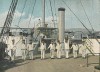 Сигнальщики на борту французского военного корабля. L'Album militaire. Livraison №9. Marine. La vie à bord. Париж, 1890