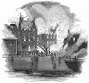 Разрушительный пожар, случившийся в результате возгорания склада с маслом и краской в крупном городе Бостон, расположенном в английском графстве Линкольншир (The Illustrated London News №113 от 29/06/1844 г.)