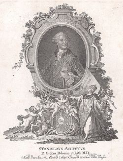 Станислав II Август Понятовский (1732 -1798) - последний король польский и великий князь литовский. 