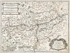 Карта графства Намюр. Comté de Namur tiré des mémoires les plus nouveaux, par le Sr.Sanson, géographe ordinaire du roy, à Paris, chez H.Jaillot… Париж, 1689
