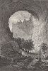 Природный туннель, горы Аппалачи, штат Вирджиния. Лист из издания "Picturesque America", т.I, Нью-Йорк, 1872.