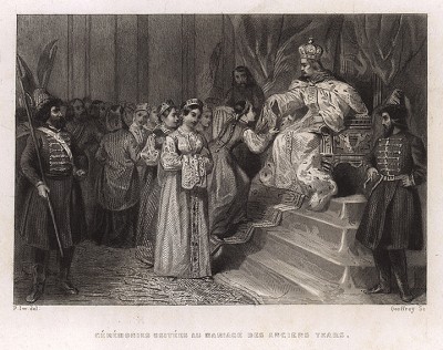 Выбор царской невесты. Les mystères de la Russie... Париж, 1845