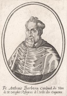 Антонио Марчелло Барберини (1569--1646) - кардинал, член Ордена капуцинов, Великий инквизитор и Великий пенитенциарий. 