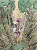 Принц в лесу. Иллюстрация Умберто Брунеллески к сказке Шарля Перро. Париж, 1946 год