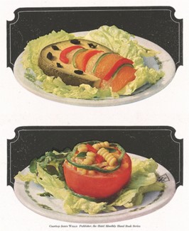 Аппетитные салатики из кулинарного справочника Hotel Monthly. 