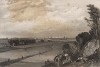 Москва. Вид из Нескучного сада. Russia illustrated. Лондон, 1835
