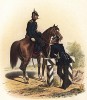 Военные медики прусской армии в униформе образца 1870-х гг. Preussens Heer. Берлин, 1876