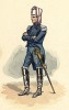 1809 г. Офицер французской кавалерийской школы Сен-Жермен. Коллекция Роберта фон Арнольди. Германия, 1911-29