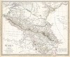 Карта Европейской России и Грузии (часть 9). Maps of the Society for the Diffusion of Useful Knowledge. Лондон, 1835