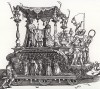 Малая Триумфальная колесница, или Бургундское бракосочетание (гравюра Альбрехта Дюрера (левая часть))