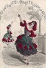 Танцующие цветы Граната. Les Fleurs Animées par J.-J Grandville. Париж, 1847