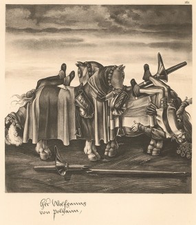 Из Freydal. Des Kaisers Maximilian I. Turniere und Mummereien (Репринт 1882 года. Вена. Лист 161)