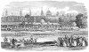 Состязания по гребле на реке Темза в Оксфордском университета, которую обитатели Оксфорда называют рекой Исис (The Illustrated London News №112 от 22/06/1844 г.)