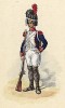 1806 г. Гренадер французской военной школы в Фонтенбло. Коллекция Роберта фон Арнольди. Германия, 1911-29