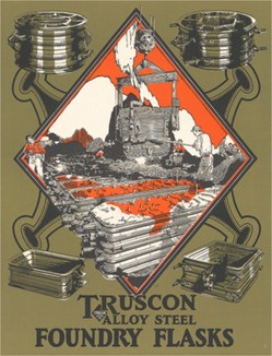 Опока для легированной стали от сталелитейной компании Truscon Steel Co . 