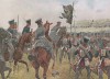 Принц Карл фон Мекленбург-Стерлиц возглавляет атаку прусской кавалерии в сражении при Гольдберге 23 августа 1813 г. Илл. Рихарда Кнотеля, Die Deutschen Befreiungskriege 1806-15. Берлин, 1901
