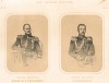Генерал-адъютант князь М. Д. Горчаков; генерал-адъютант А. Н. Лидерс (Русский художественный листок. № 15 за 1854 год)