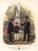 Ветераны прусской армии в униформе образца 1870-х гг. Preussens Heer. Берлин, 1876