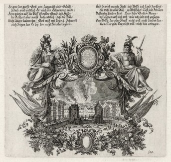 Пророчество Софония (из Biblisches Engel- und Kunstwerk -- шедевра германского барокко. Гравировал неподражаемый Иоганн Ульрих Краусс в Аугсбурге в 1700 году)