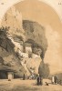 Успенский монастырь близ Бахчисарая в Крыму (рисовал с натуры Ф.Гросс). Русский художественный листок, №10, 1856