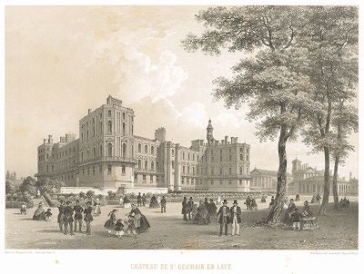 Сен-Жерменский дворец (из работы Paris dans sa splendeur, изданной в Париже в 1860-е годы)