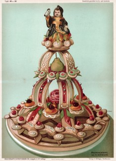 Торт от кондитера Макса Бернхарда, составленный из трёх десятков миндальных пирожных