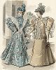 Французская мода из журнала Le Salon de la Mode, выпуск № 25, 1896 год.