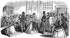 Его Высочество принц Альберт посещает благотворительную столовую для бедняков и безработных, расположенную на лондонской площади Лестер--Сквер (The Illustrated London News №303 от 19/02/1848 г.)