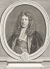 Гедеон Барбье дю Ме (1626--1709) - важный чиновник Министерства культуры Франции и президент Счетной палаты. Гравюра Эделинка по живописному оригиналу Иасента Риго, ведущего французского портретиста своей эпохи.  