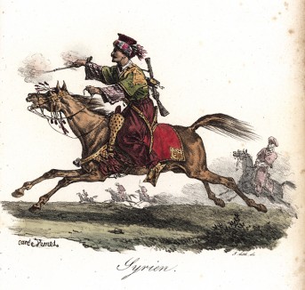 Кавалерист сирийских частей французской армии времён Египетской кампании Наполеона